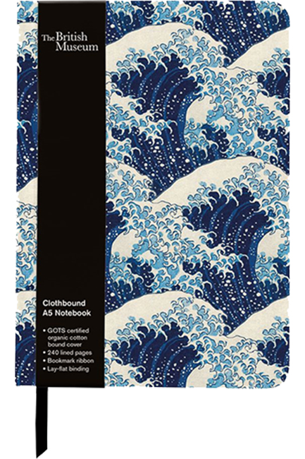 ΣΗΜΕΙΩΜΑΤΑΡΙΟ MUSEUMS & GALLERIES 15,4*21,7cm.ΡΙΓΕ KATSUSHIKA HOKUSAI-THE GREAT WAVE