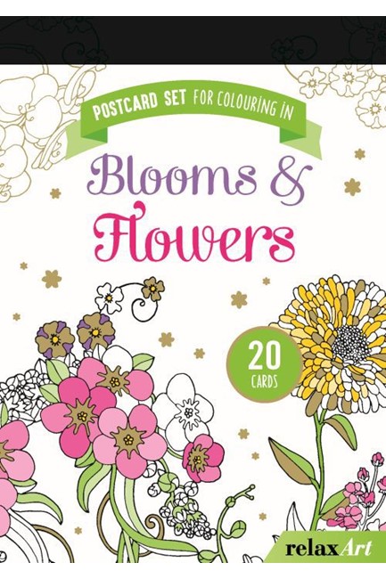 RELAX ART (20ΚΑΡΤΕΣ) BLOOMS & FLOWERS