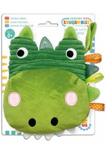 SENSORY SNUGGABLES DINOSAUR PUPPET SOFT BOOK