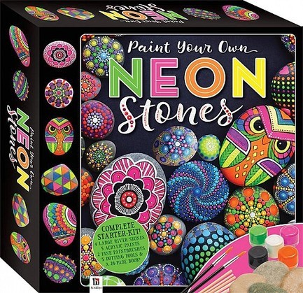 ROCK PAINTING 3 - PAINT YOUR OWN NEON STONES