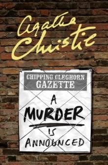 A MURDER IS ANNOUNCED PB