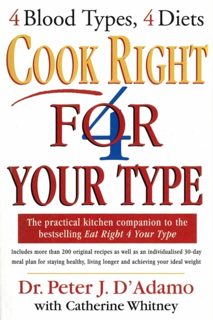 COOK RIGHT FOR YOUR TYPE PB