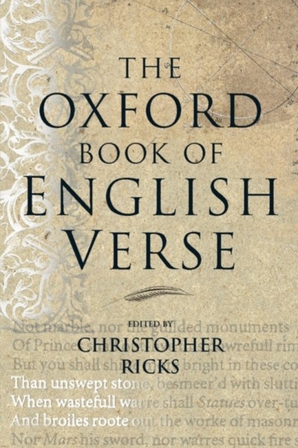 THE OXFORD BOOK OF ENGLISH VERSE PB
