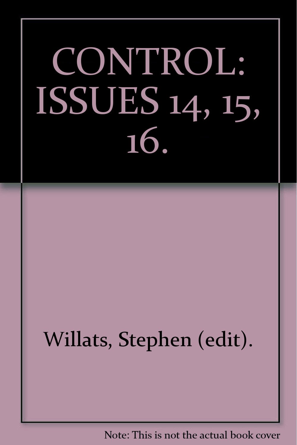 CONTROL MAGAZINE ISSUE 16