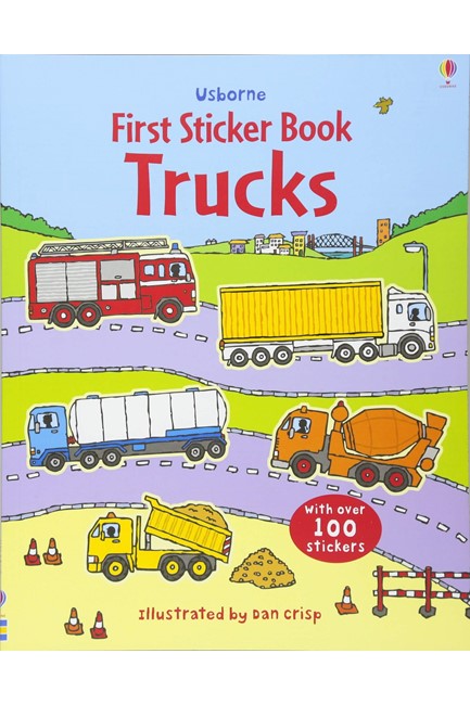 STICKER BOOKS-TRUCKS PB