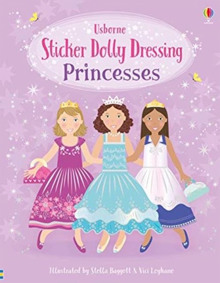 PRINCESSES-STICKER DOLLY DRESSING PB