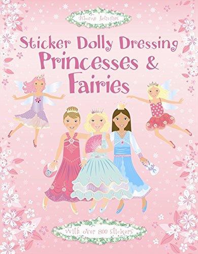 PRINCESSES AND FAIRIES-STICKER DOLLY DRESSING HB