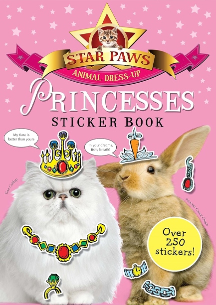 STAR PAWS-ANIMAL DRESS UP PRINCESSES STICKER BOOK