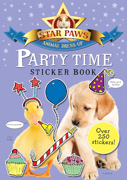 STAR PAWS-ANIMAL DRESS UP PARTY TIME STICKER BOOK