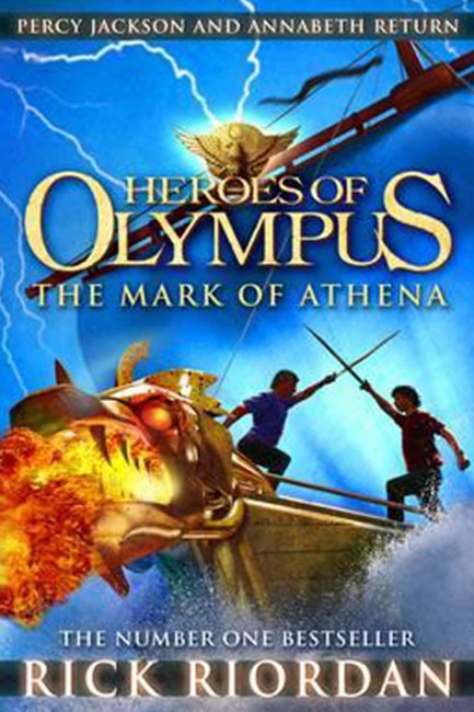 HEROES OF OLYMPUS 3-THE MARK OF ATHENA PB