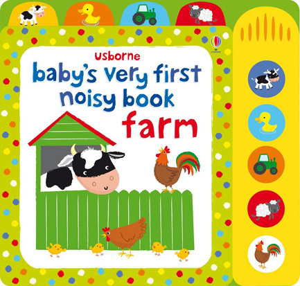 BABY'S VERY FIRST NOISY BOOK-FARM ΒΒ
