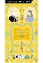 CLASSICS UNFOLDED-ALICE'S ADVENTURES ON WONDERLAND PB