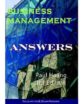 BUSINESS AND MANAGEMENT ANSWERS PB