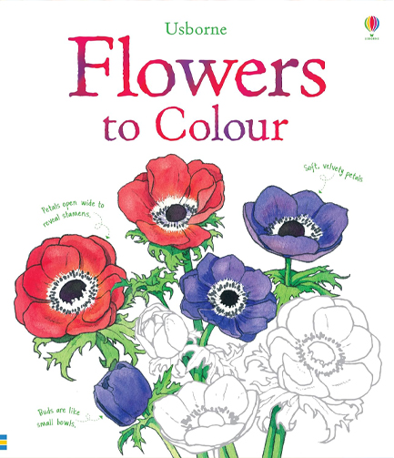 FLOWERS COLOURING BOOK