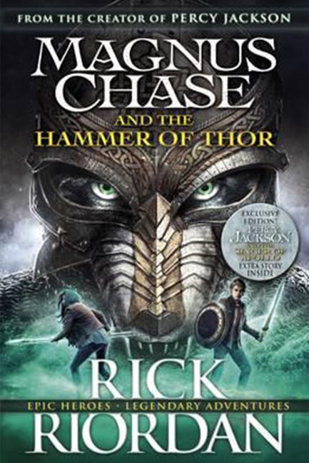 MAGNUS CHASE AND THE HAMMER OF THOR PB