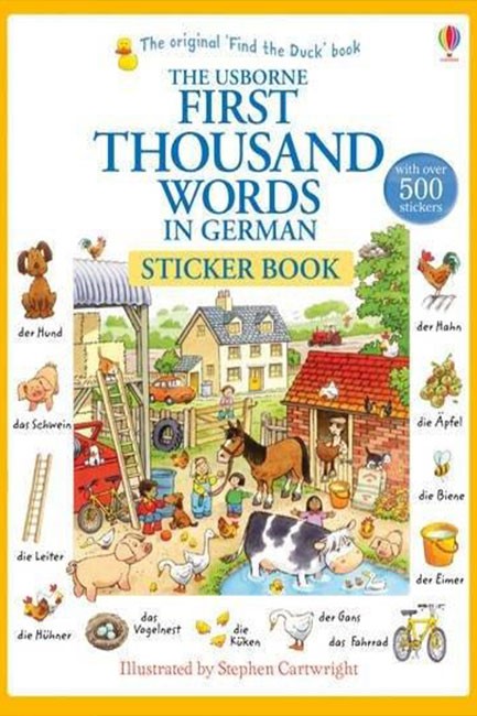 FIRST THOUSAND WORDS IN GERMAN STICKER BOOK