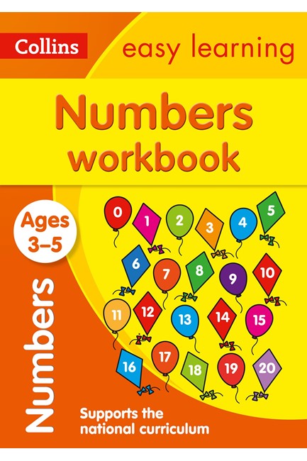 COLLINS EASY LEARNING NUMBERS WORKBOOK AGE 3-5