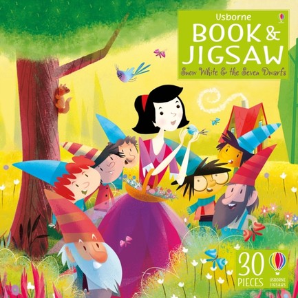 SNOW WHITE AND THE SEVEN DWARFS JIGSAW WITH PICTURE BOOK