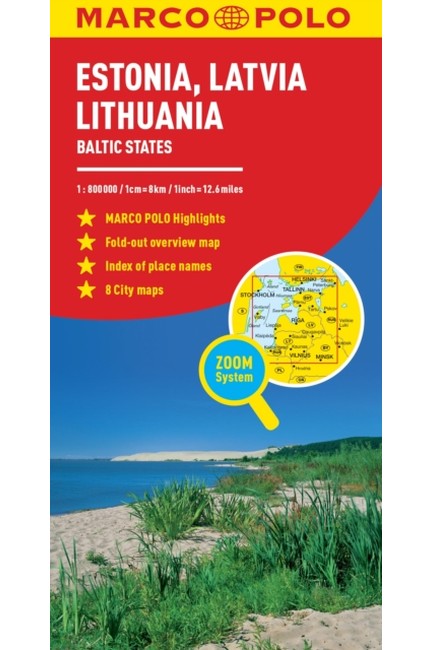 EΣΘONIA-ΛETONIA-ΛIΘOYANIA/ESTONIA-LATVIA-LITHUANIA 1:800000