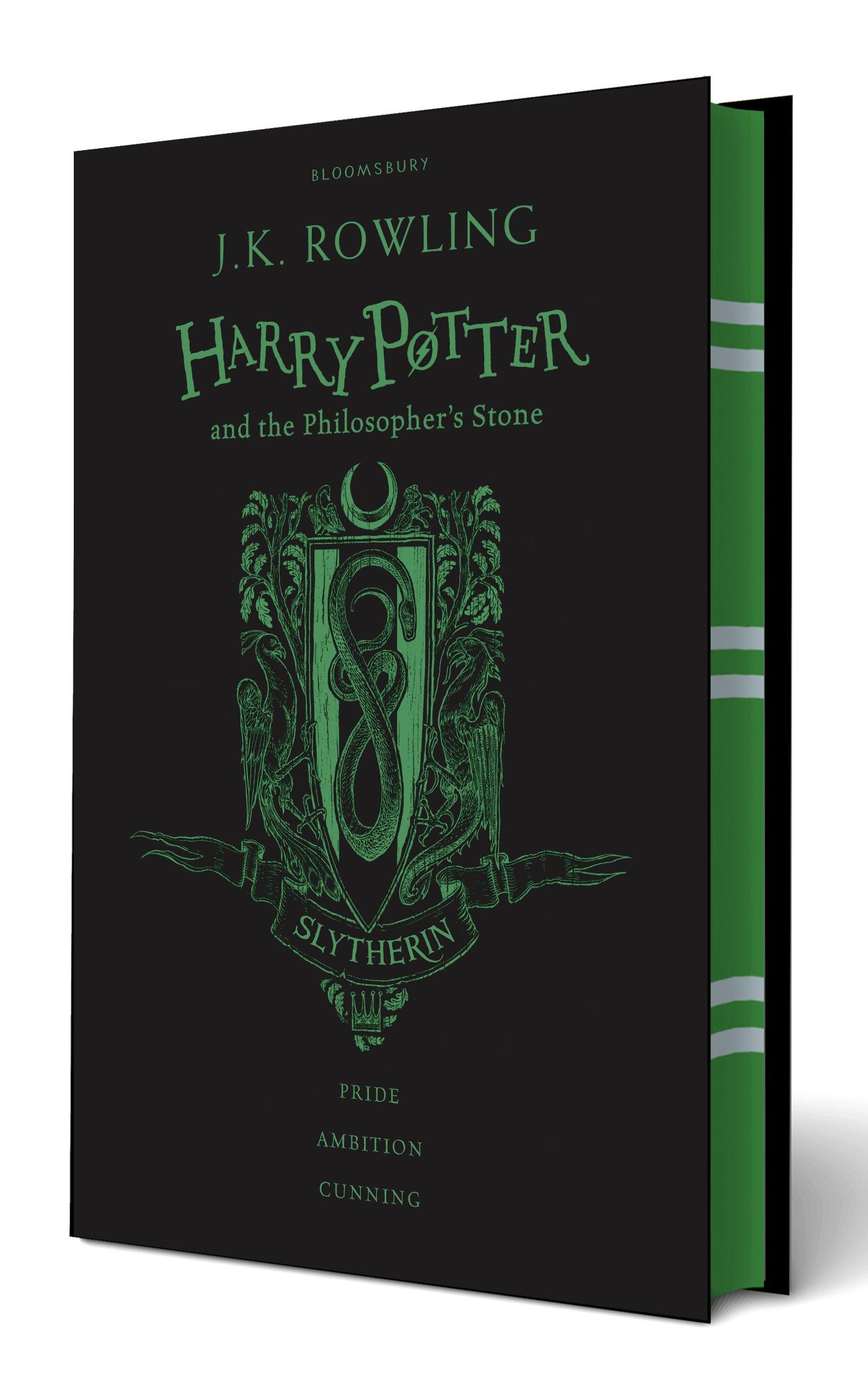 Книга философский камень купить. Harry Potter books Slytherin Edition.