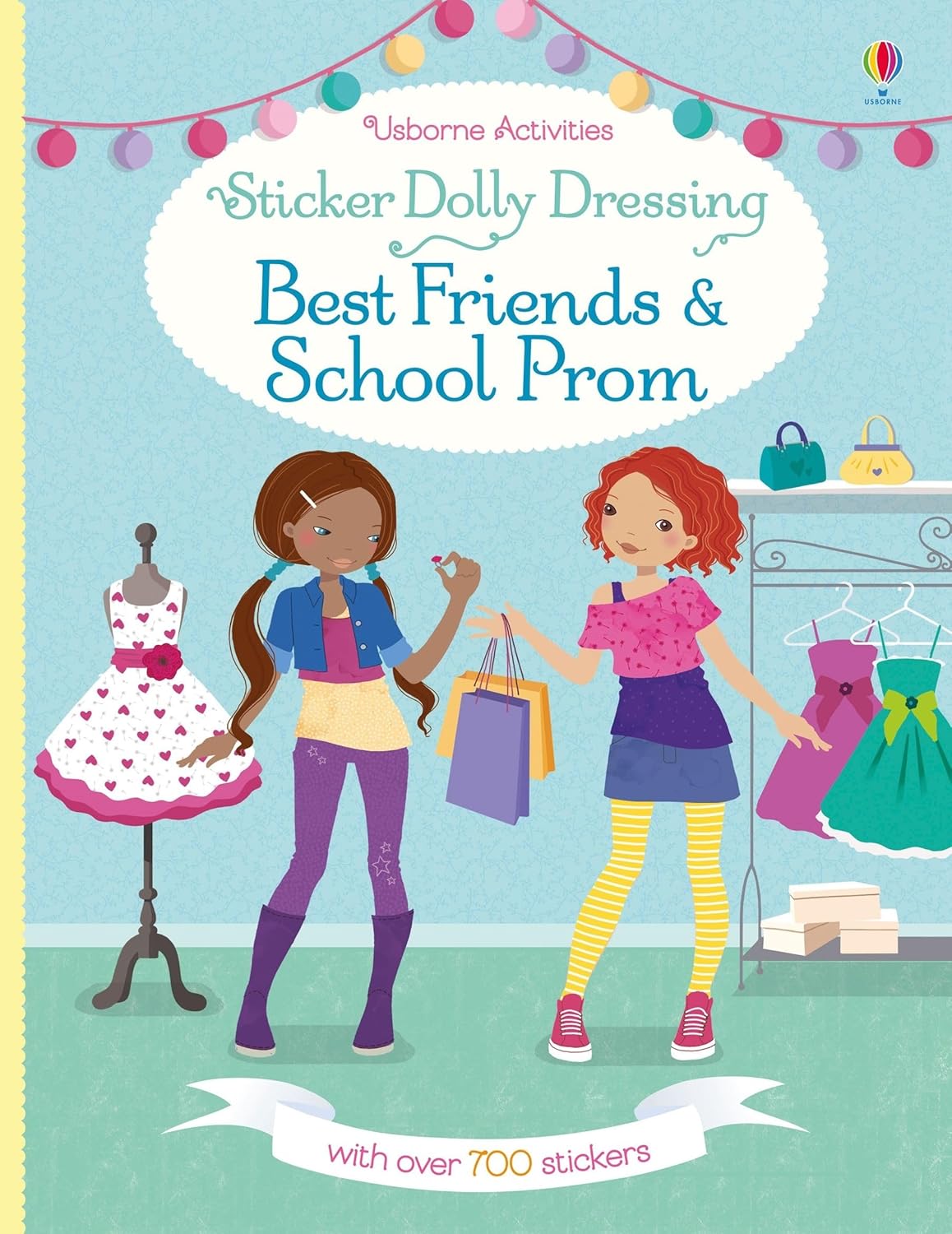 BEST FRIENDS AND SCHOOL PROM-STICKER DOLLY DRESSING PB