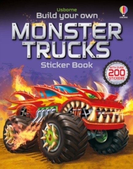 BUILD YOUR OWN MONSTER TRUCKS STICKER BOOK