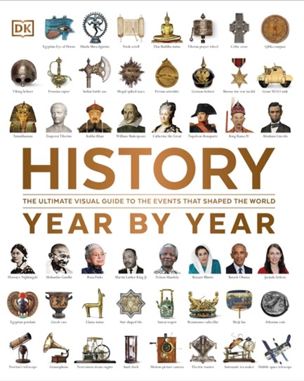 HISTORY YEAR BY YEAR : THE ULTIMATE VISUAL GUIDE TO THE EVENTS THAT SHAPED THE WORLD