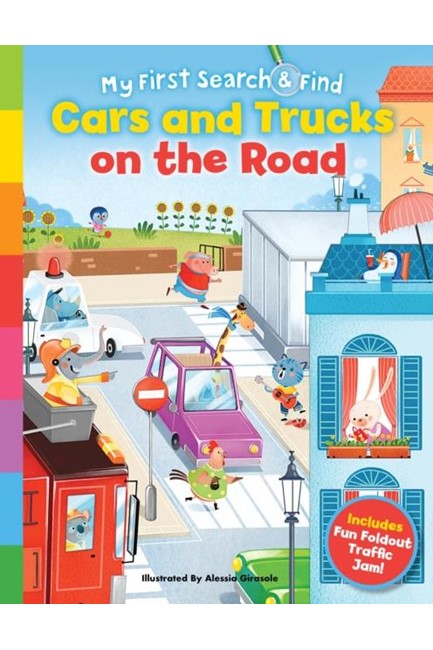 CARS AND TRUCKS ON THE ROAD : MY FIRST SEARCH & FIND