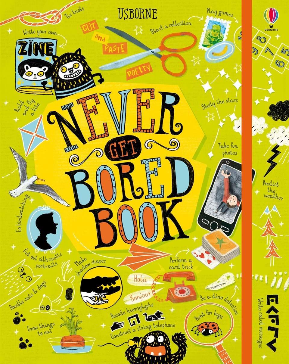 NEVER GET BORED BOOK