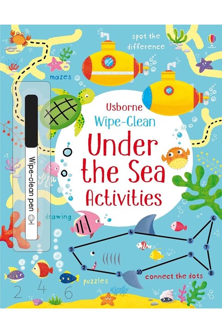 WIPE CLEAN-UNDER THE SEA ACTIVITIES