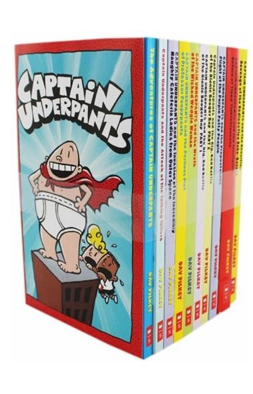 CAPTAIN UNDERPANTS COLLECTION 10 BOOKS SET PACK