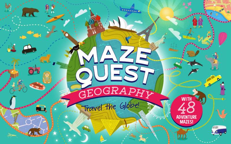 A-MAZE-ING GEOGRAPHY TRAVEL THE GLOBE