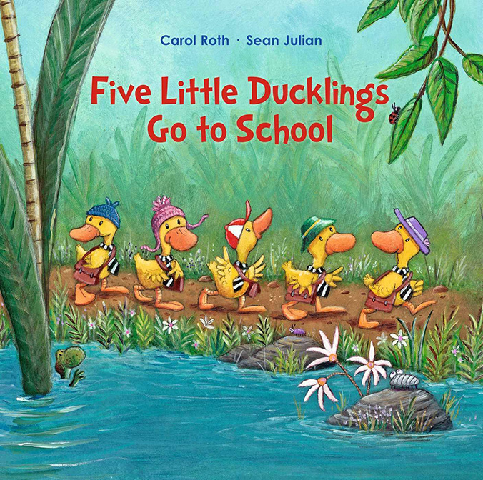 FIVE LITTLE DUCKLINGS GO TO SCHOOL