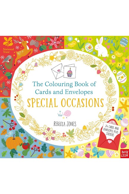 THE COLOURING BOOK OF CARDS AND ENVELOPES-SPECIAL OCCASIONS