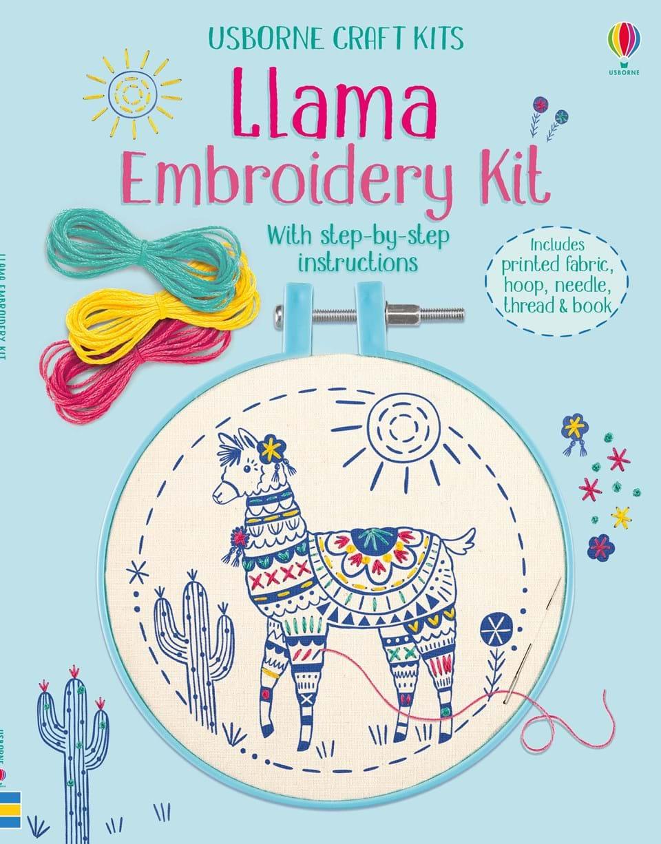 EMBROIDERY KIT LLAMA