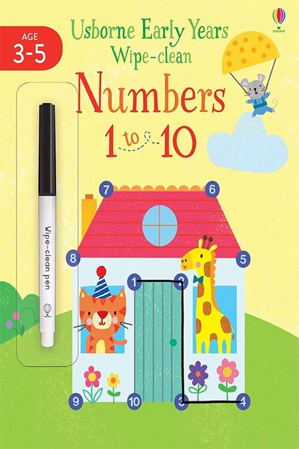 EARLY YEARS LITTLE WIPE CLEAN-NUMBERS 1 TO 10