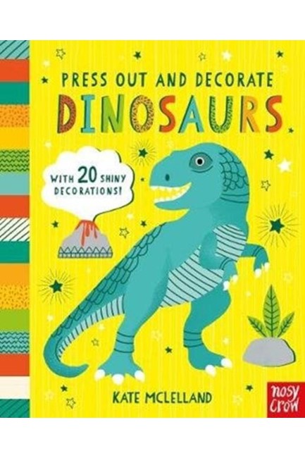 PRESS OUT AND DECORATE-DINOSAURS