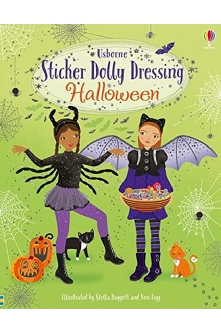 HALLOWEEN-STICKER DOLLY DRESSING