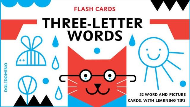 BRIGHT SPARKS FLASH CARDS : THREE LETTER