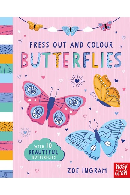PRESS OUT AND COLOUR-BUTTERFLIES