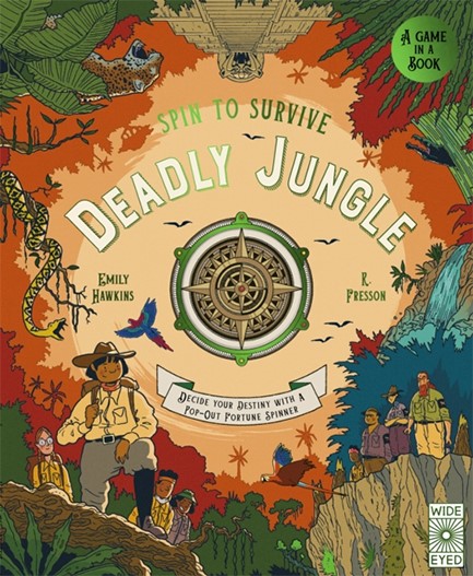 SPIN TO SURVIVE: DEADLY JUNGLE : DECIDE YOUR DESTINY WITH A POP-OUT FORTUNE SPINNER