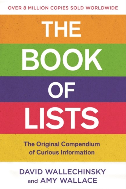 THE BOOK OF LISTS PB