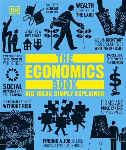 THE ECONOMICS BOOK-BIG IDEAS SIMPLY EXPLAINED HB