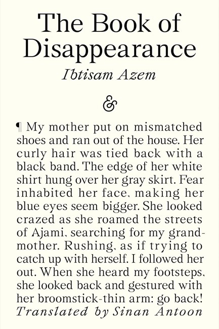 THE BOOK OF DISAPPEARANCE