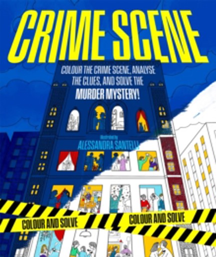 COLOUR AND SOLVE: CRIME SCENE