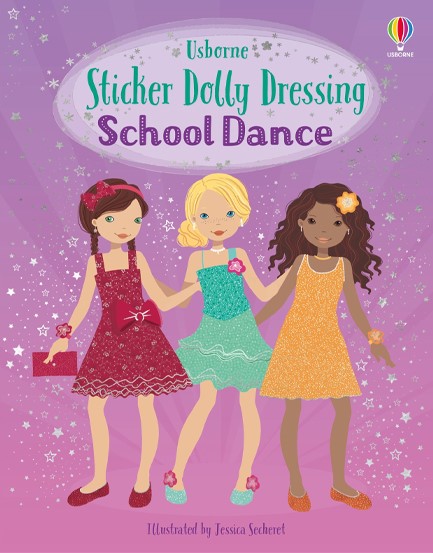 SCHOOL DANCE-STICKER DOLLY DRESSING HB