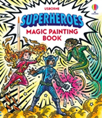 SUPERHEROES MAGIC PAINTING BOOK