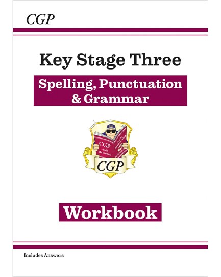 KS3 SPELLING, PUNCTUATION & GRAMMAR WORKBOOK (WITH ANSWERS)