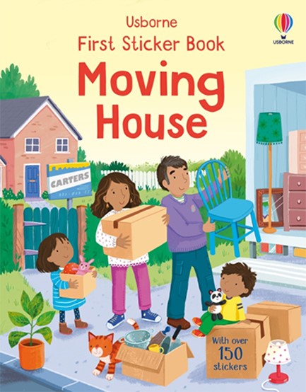 USBORNE FIRST STICKER-MOVING HOUSE PB