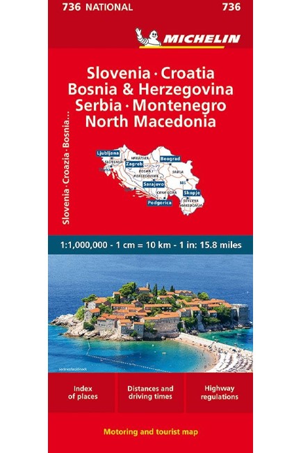 SLOVENIA,CROATIA ,BOSNIA MAP